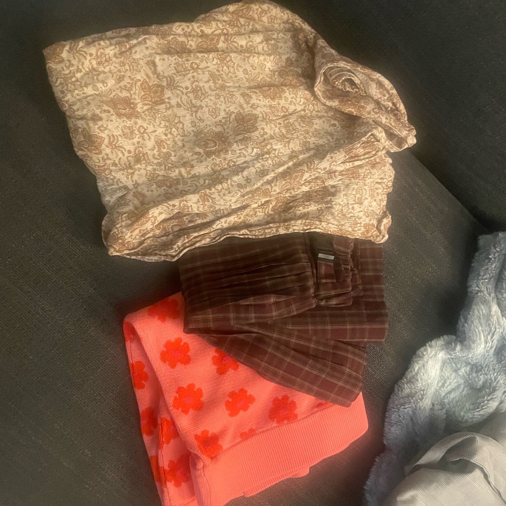 Floral and Plaid Clothing Bundle